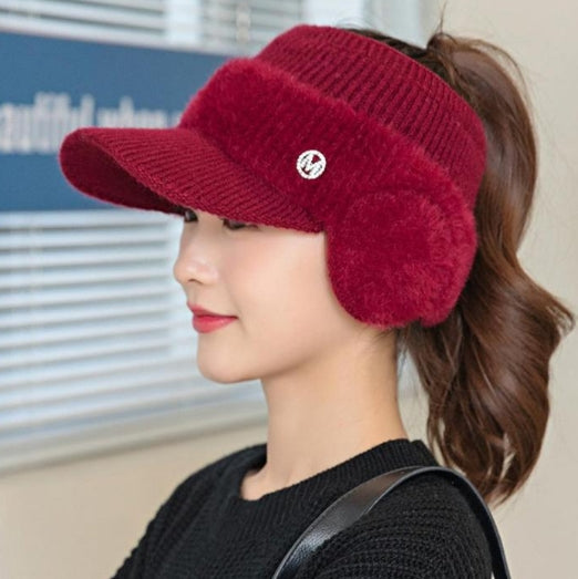 Cute Baseball Wool Cap.